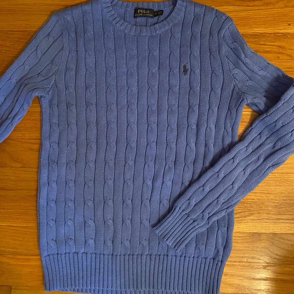 Polo Ralph Lauren periwinkle crewneck sweater